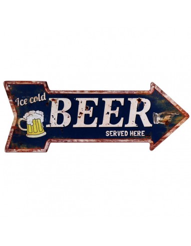 Ice cold beer placa