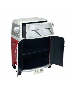 Mueble furgoneta rojo 2