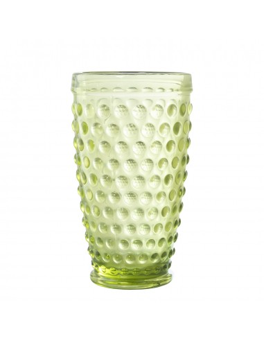Set 6 Vasos Altos Cristal Verde 400ml...
