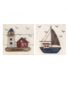 Adorno barco/faro 2 dif