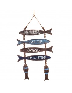 Colgante peces-letreros