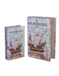 S/2 cajas libro