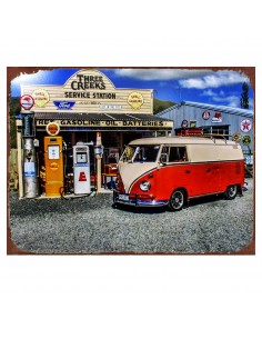 Placa pared autobus