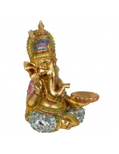 Portavelas ganesh sentado 2