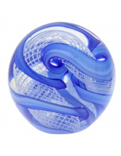 Pisapapeles vidrio tiras azul