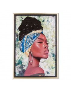 Cuadro mujer africana