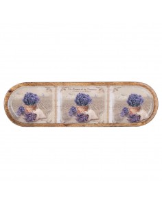 Plato oval lavanda