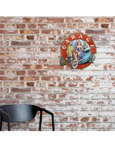 Placa pared garage 41x40 cm. 2
