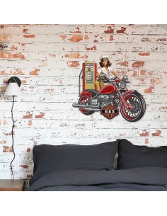 Placa pared chica moto gasol. 2