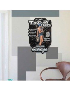 Placa pared chica garage 2