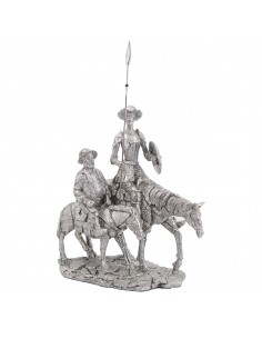 Quijote y sancho c/caballo