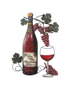 Adorno pared vino