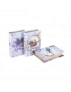 PROMOTION *caja libro lavanda