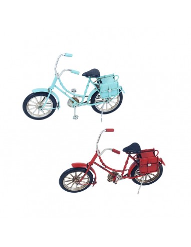 Bicicleta roja/azul