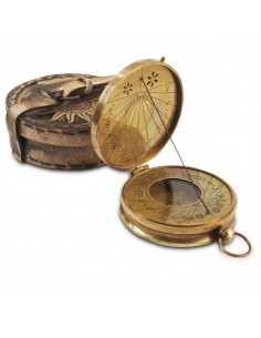 Brujula-reloj sol c/caja