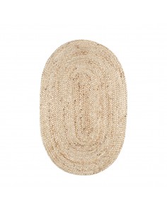 Alfombra oval yute 55x85