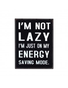 Placa pared lazy 25x33cm