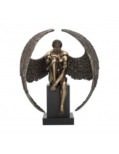 Angel desnudo pedestal