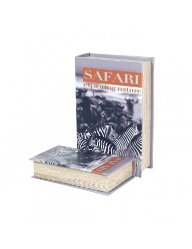PROMOTION *set 2 cajas libro safari...