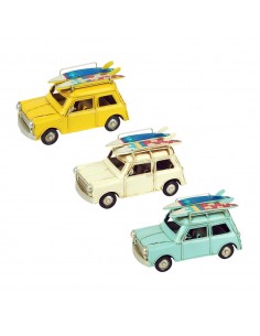 Coche azul-blanco-amarillo