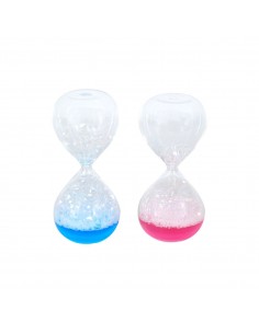 Reloj arena burbujas 15 cm
