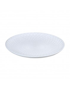 Bandeja red. blanco relieve