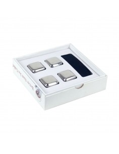 Set 4 cubitos acero inox 2