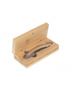 Caja bambu c/destapador