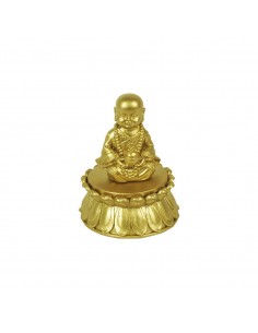 Buda con caja dorado