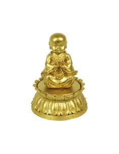 Buda con caja dorado