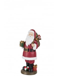 Papa Noel Resina Rojo