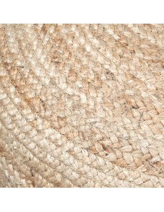 Puff natural yute 66x33 2