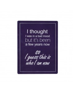 Placa pared 25x33cm bad mood