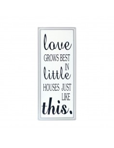 Placa pared love little this