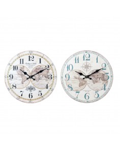 Reloj pared mundo 34cm