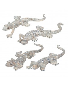 Lagarto 4 dif.plateados