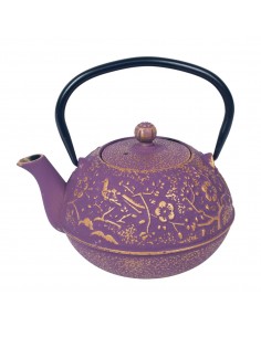 Tetera 0,72l violeta-dorada