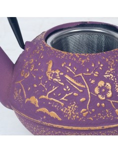 Tetera 0,72l violeta-dorada 2