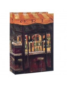 Caja libro set vino 4 pcs 2