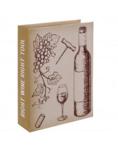 Caja libro set vino 4 pcs 2