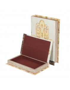 S/2 cajas libro mano fatima 2