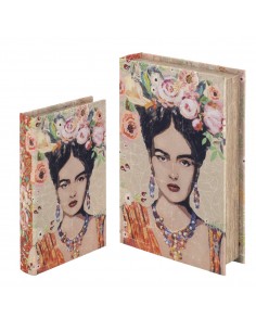 S/2 cajas libro
