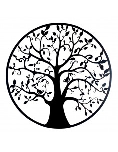 Adorno pared arbol