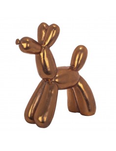 Perro globo oro rosa