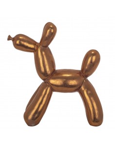 Perro globo oro rosa 2