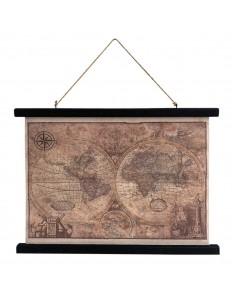 Lienzo enrollable mapa