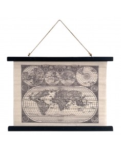 Lienzo enrollable mapa